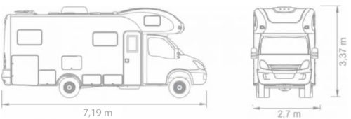 Motorhome Santo Inácio - Motorização/chassis