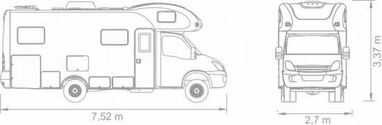 Motorhome Santo Inácio - Motorização/chassis